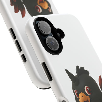 Cute Cartoon Bird Phone Case, Tough Phone Cover, Unique Gift for Bird Lovers, Fun Accessories for Kids, Christmas Present