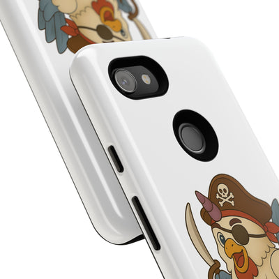Pirate Chicken Phone Case | Fun Cartoon Cases for Kids, Unisex, Gifts for Gamers, Novelty Accessories, Adventure Theme