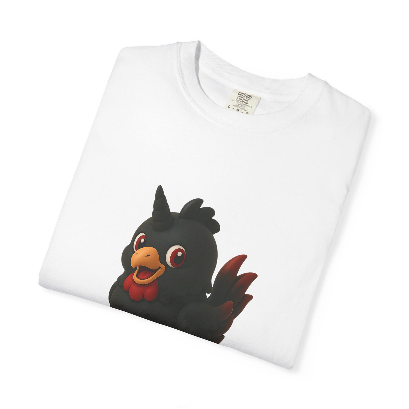 Cute Chicken Character Unisex T-Shirt, Gift for Gamers, Fun Graphic Tee, Casual Wear, Animal Lover Shirt