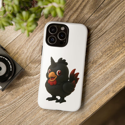 Cute Cartoon Bird Phone Case, Tough Phone Cover, Unique Gift for Bird Lovers, Fun Accessories for Kids, Christmas Present