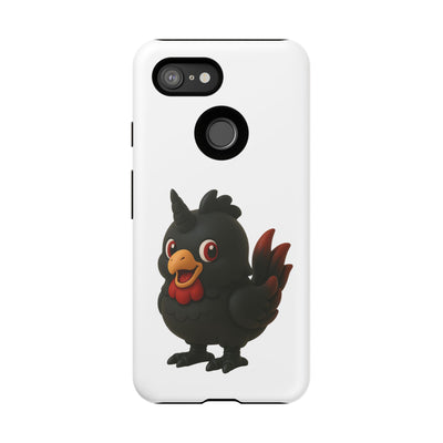 Cute Cartoon Bird Phone Case, Tough Phone Cover, Unique Gift for Bird Lovers, Fun Accessories for Kids, Christmas Present