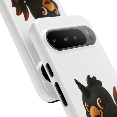 Cute Cartoon Bird Phone Case, Tough Phone Cover, Unique Gift for Bird Lovers, Fun Accessories for Kids, Christmas Present