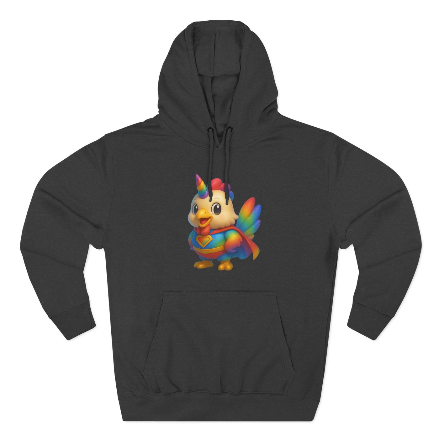 Rainbow Unicorn Hoodie, Cute Animal Sweatshirt, Cozy Fleece Pullover, Gifts for Kids, Perfect for Birthdays or Holidays