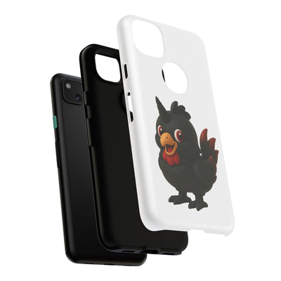 Cute Cartoon Bird Phone Case, Tough Phone Cover, Unique Gift for Bird Lovers, Fun Accessories for Kids, Christmas Present