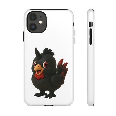 Cute Cartoon Bird Phone Case, Tough Phone Cover, Unique Gift for Bird Lovers, Fun Accessories for Kids, Christmas Present