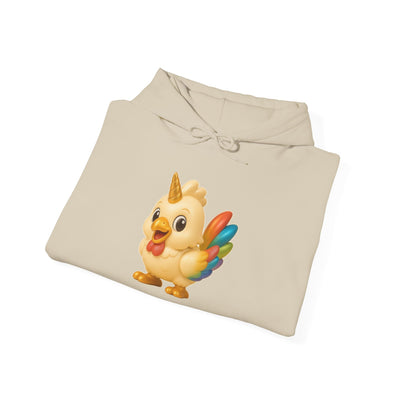 Cute Chicken Hoodie, Funny Sweatshirt, Animal Lover Gift, Unisex Apparel, Cozy Winter Wear, Funny Chicken Design
