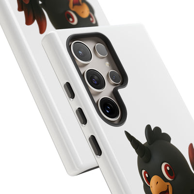 Cute Cartoon Bird Phone Case, Tough Phone Cover, Unique Gift for Bird Lovers, Fun Accessories for Kids, Christmas Present