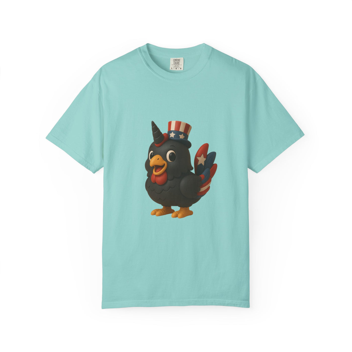 Patriotic Rooster Tee, Unisex Garment-Dyed T-shirt for 4th of July, Cute Animal Shirt, Backyard BBQ Apparel, Summer Casual Wear, [...]