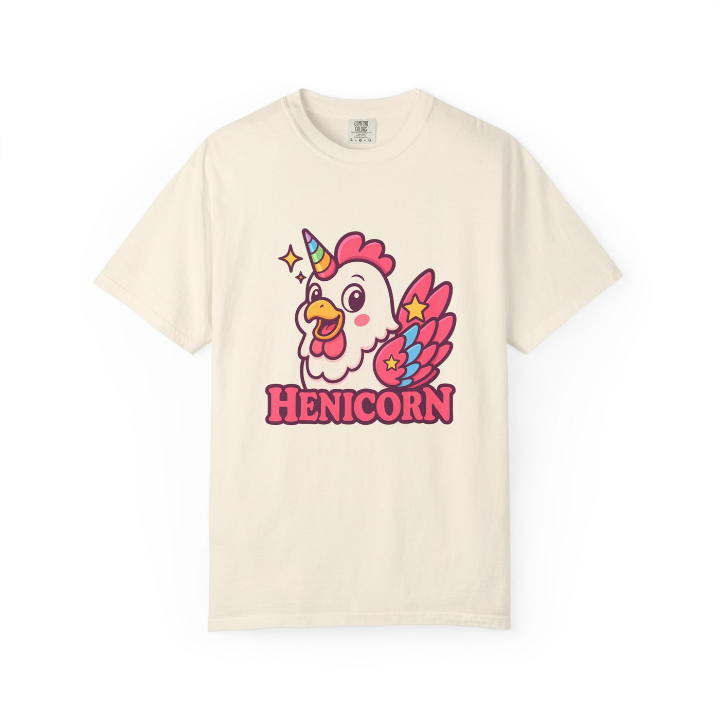 Cute Henicorn Unisex T-Shirt | Fun Gift for Unicorn Lovers, Animal Lovers, Quirky Tee, Casual Wear, Birthday Gift