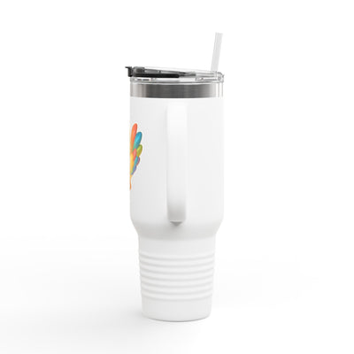 Cute Unicorn Travel Mug, 40oz Insulated Coffee Cup, Fun Animal Design Mug, Perfect Gift for Kids & Adults, Ideal for Holidays & Road Trips