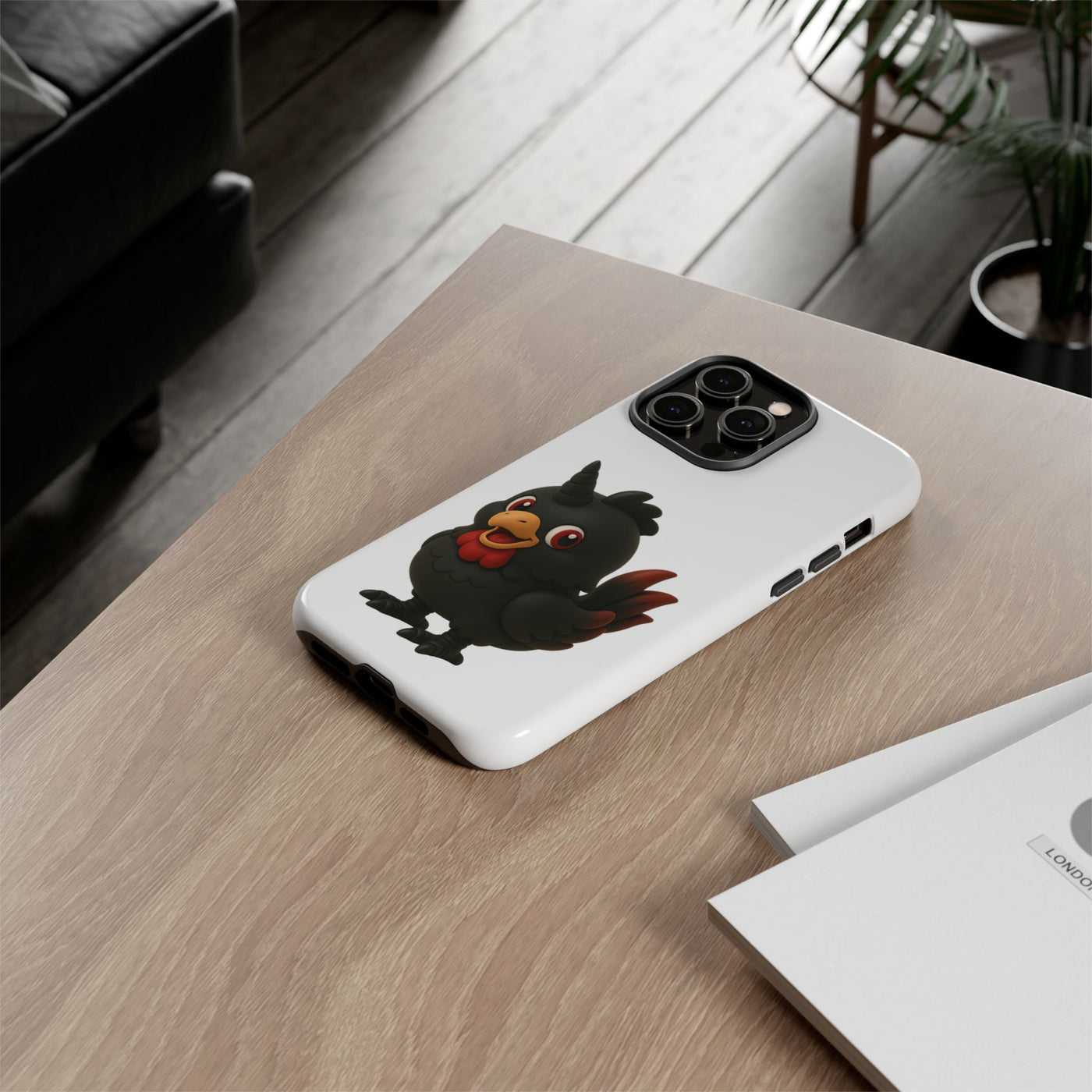Cute Cartoon Bird Phone Case, Tough Phone Cover, Unique Gift for Bird Lovers, Fun Accessories for Kids, Christmas Present