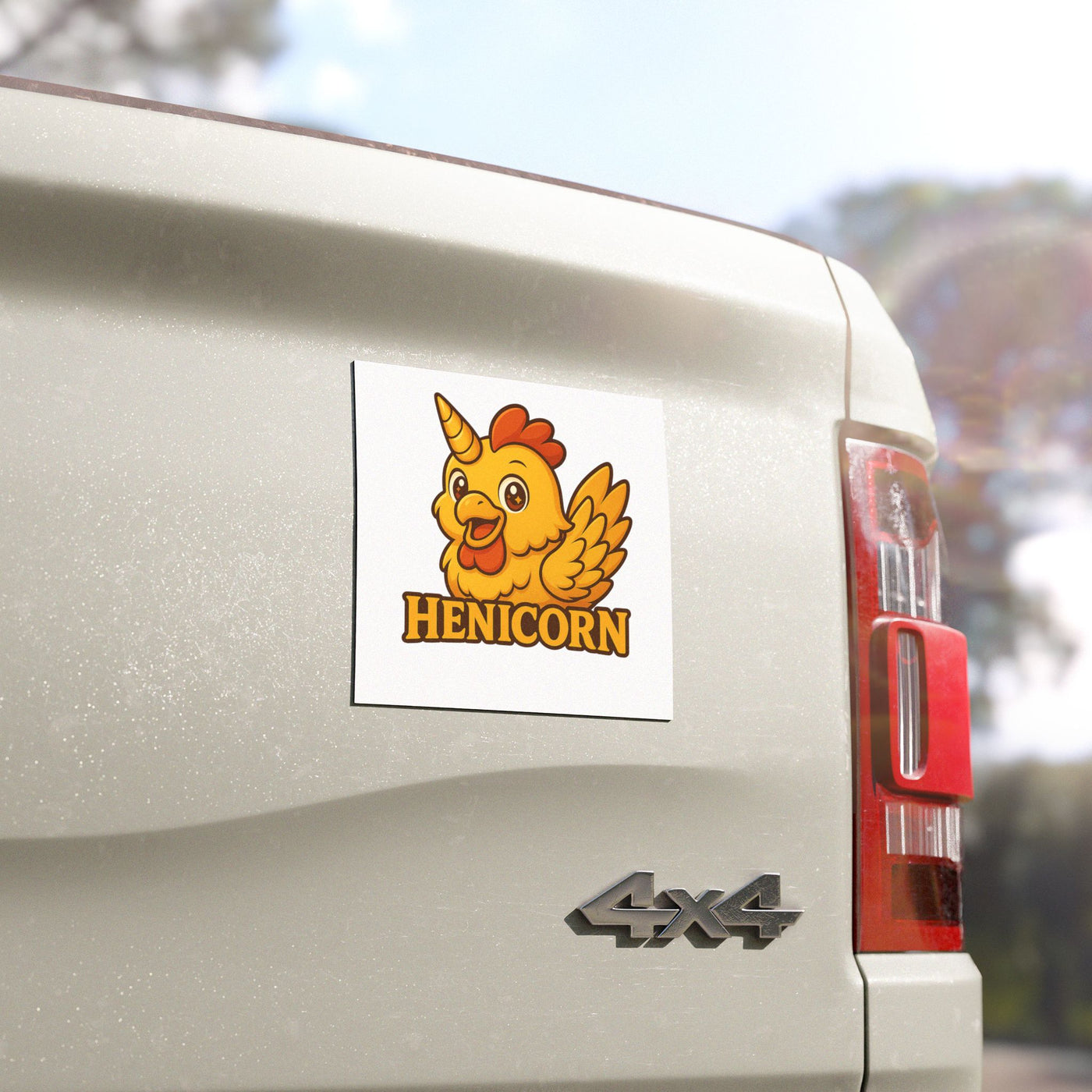 Fun Henicorn Car Magnets | Cute Vehicle Decor, Gifts for Animal Lovers, Funny Bumper Stickers, Unique Home Accessories