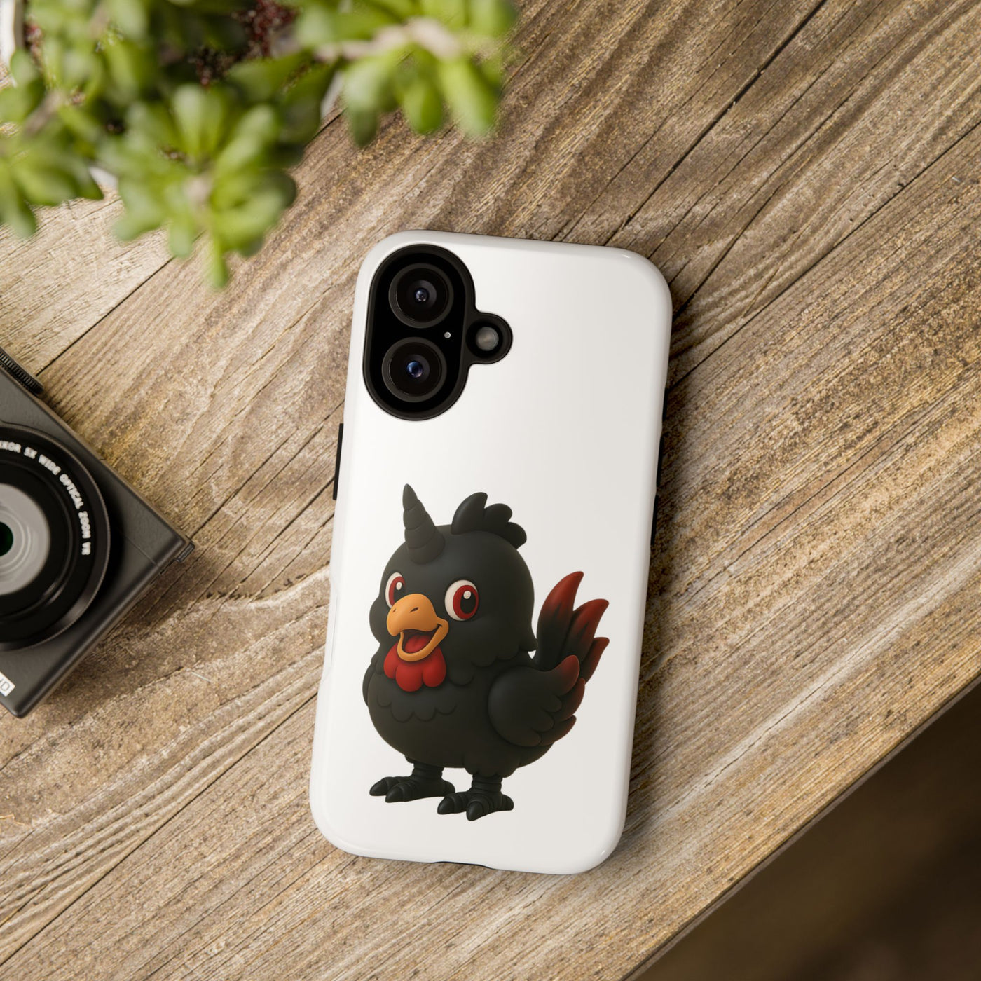 Cute Cartoon Bird Phone Case, Tough Phone Cover, Unique Gift for Bird Lovers, Fun Accessories for Kids, Christmas Present
