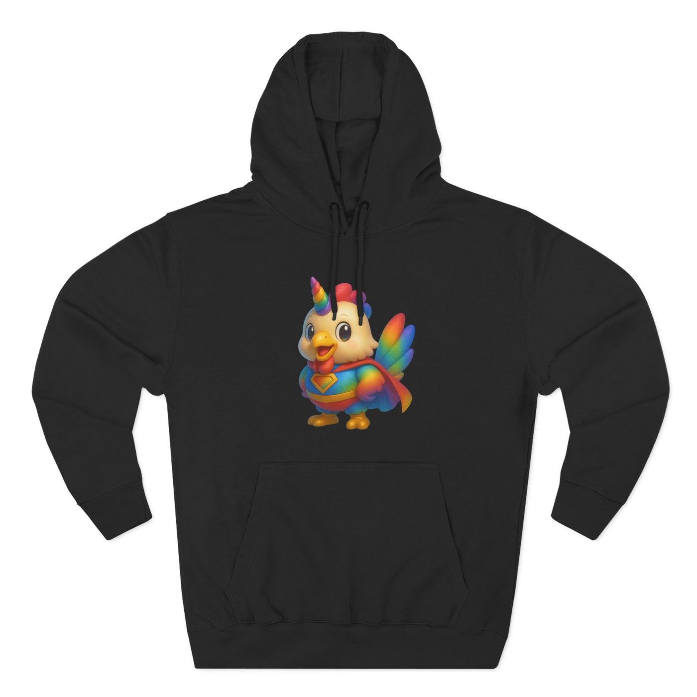 Rainbow Unicorn Hoodie, Cute Animal Sweatshirt, Cozy Fleece Pullover, Gifts for Kids, Perfect for Birthdays or Holidays