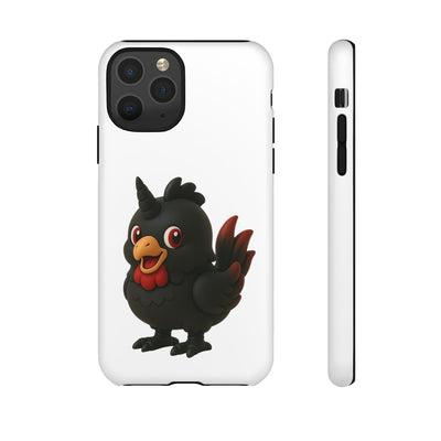 Cute Cartoon Bird Phone Case, Tough Phone Cover, Unique Gift for Bird Lovers, Fun Accessories for Kids, Christmas Present