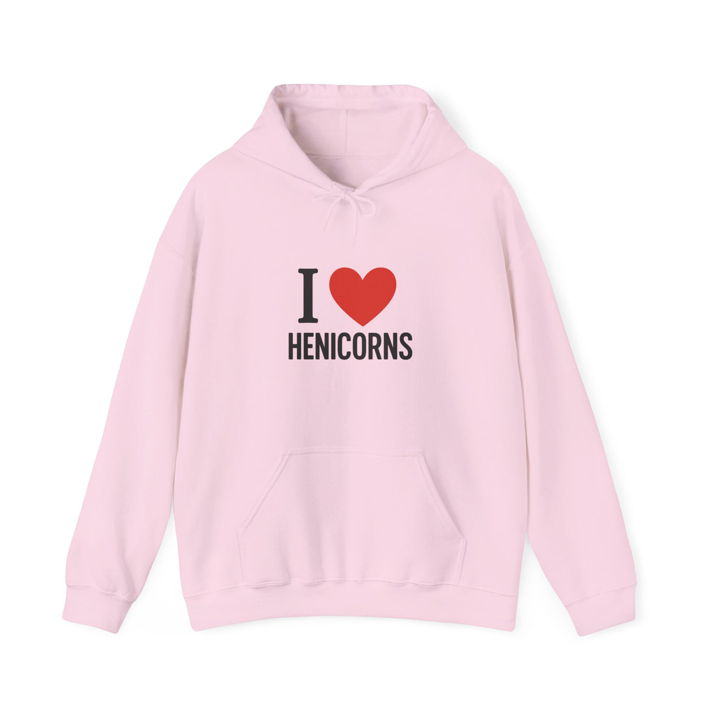 I Love Henicorns Hoodie - Fun Gift for Unicorn Lovers, Cozy Sweatshirt for Kids and Adults, Perfect for Birthdays, Holidays, and Casual Wear