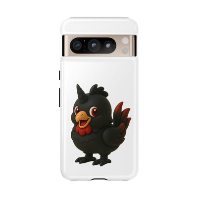 Cute Cartoon Bird Phone Case, Tough Phone Cover, Unique Gift for Bird Lovers, Fun Accessories for Kids, Christmas Present