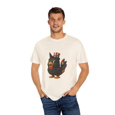 Patriotic Rooster Tee, Unisex Garment-Dyed T-shirt for 4th of July, Cute Animal Shirt, Backyard BBQ Apparel, Summer Casual Wear, [...]