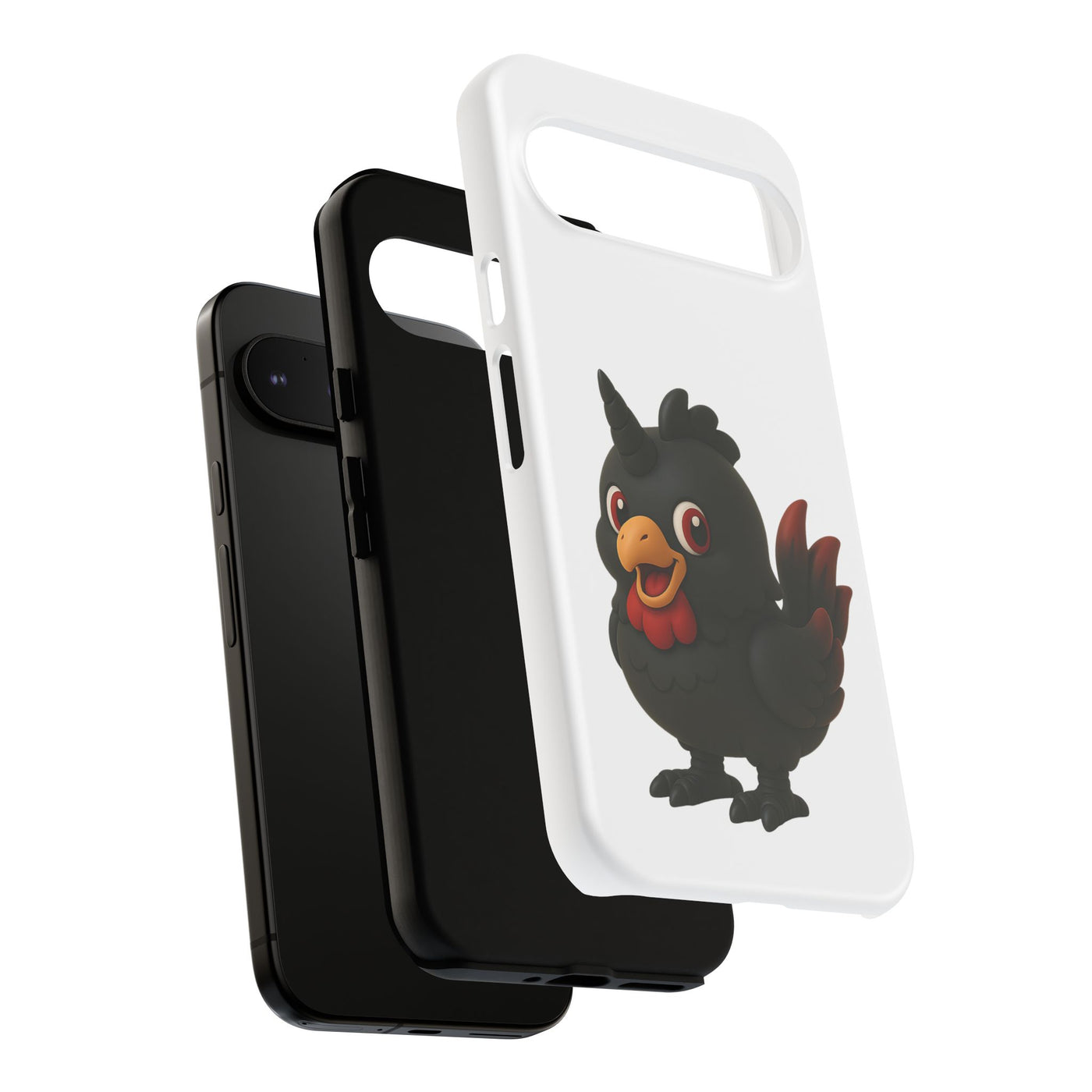 Cute Cartoon Bird Phone Case, Tough Phone Cover, Unique Gift for Bird Lovers, Fun Accessories for Kids, Christmas Present