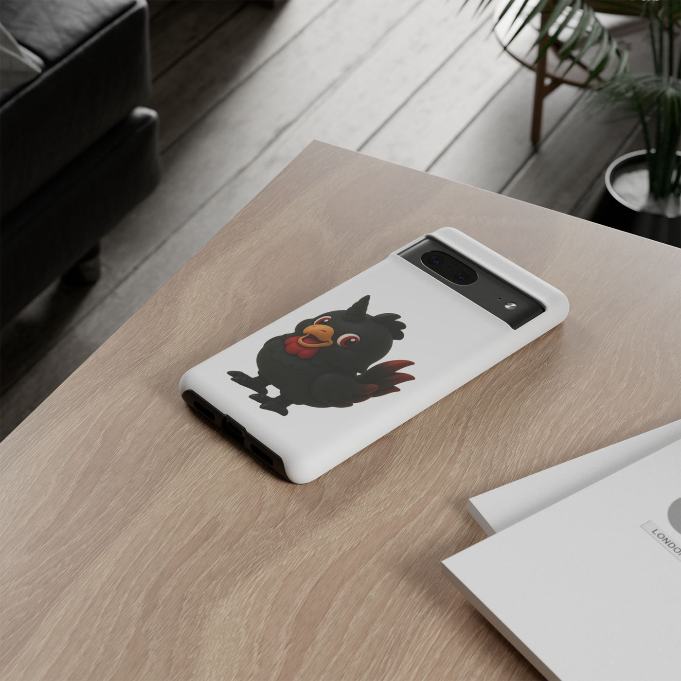 Cute Cartoon Bird Phone Case, Tough Phone Cover, Unique Gift for Bird Lovers, Fun Accessories for Kids, Christmas Present