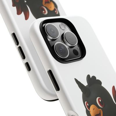 Cute Cartoon Bird Phone Case, Tough Phone Cover, Unique Gift for Bird Lovers, Fun Accessories for Kids, Christmas Present