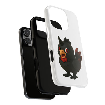 Cute Cartoon Bird Phone Case, Tough Phone Cover, Unique Gift for Bird Lovers, Fun Accessories for Kids, Christmas Present