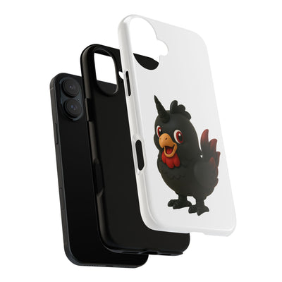 Cute Cartoon Bird Phone Case, Tough Phone Cover, Unique Gift for Bird Lovers, Fun Accessories for Kids, Christmas Present