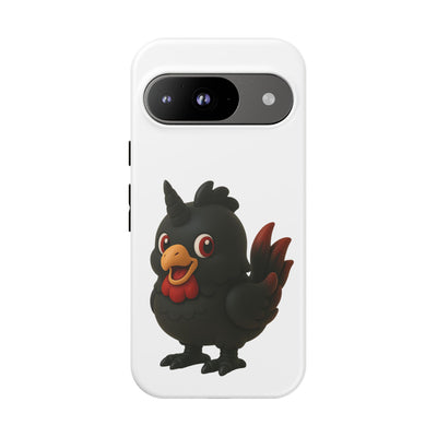 Cute Cartoon Bird Phone Case, Tough Phone Cover, Unique Gift for Bird Lovers, Fun Accessories for Kids, Christmas Present