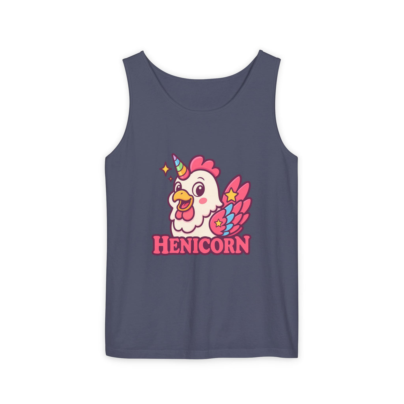 Henicorn Unisex Tank Top, Cute Animal Shirt, Funny Gift, Summer Fashion, Animal Lover Gift