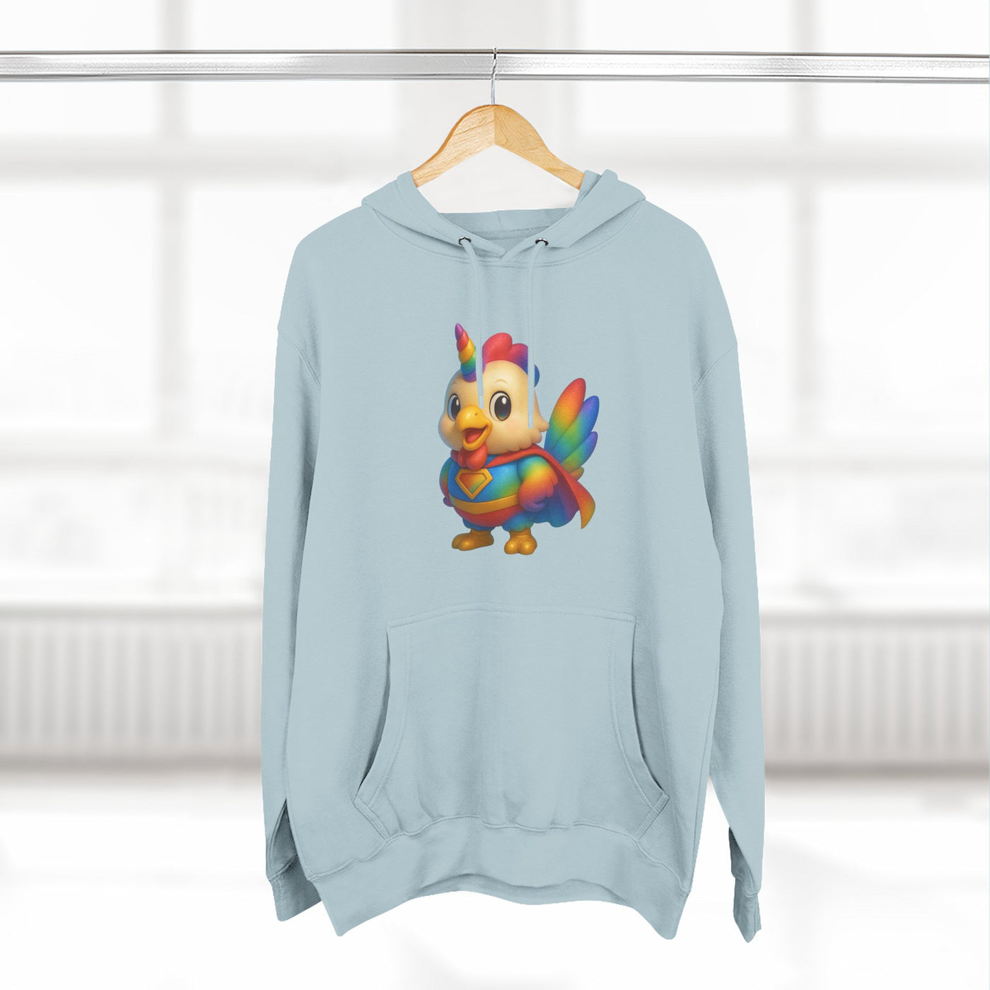 Rainbow Unicorn Hoodie, Cute Animal Sweatshirt, Cozy Fleece Pullover, Gifts for Kids, Perfect for Birthdays or Holidays