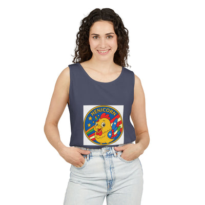 Henicorn Unisex Tank Top - Fun Graphic Tee for Summer, Gifts for Chicken Lovers, Festival Wear, Casual Wear, Unique Fashion