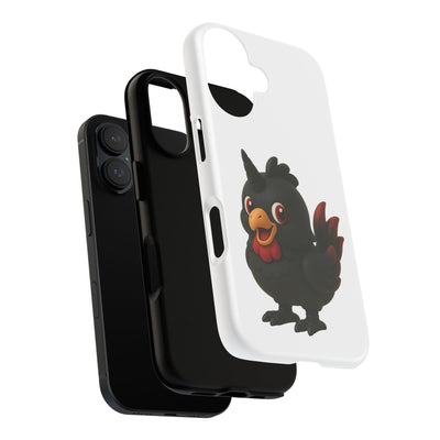Cute Cartoon Bird Phone Case, Tough Phone Cover, Unique Gift for Bird Lovers, Fun Accessories for Kids, Christmas Present
