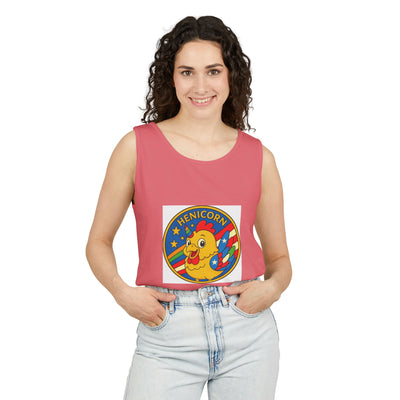 Henicorn Unisex Tank Top - Fun Graphic Tee for Summer, Gifts for Chicken Lovers, Festival Wear, Casual Wear, Unique Fashion