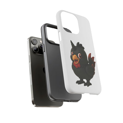Cute Cartoon Bird Phone Case, Tough Phone Cover, Unique Gift for Bird Lovers, Fun Accessories for Kids, Christmas Present