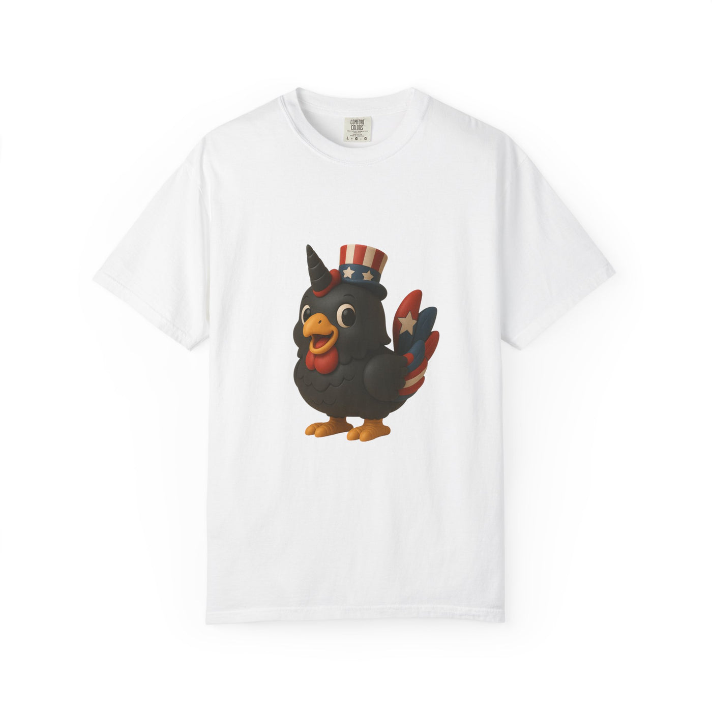 Patriotic Rooster Tee, Unisex Garment-Dyed T-shirt for 4th of July, Cute Animal Shirt, Backyard BBQ Apparel, Summer Casual Wear, [...]