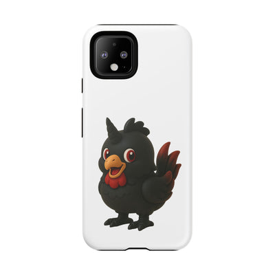 Cute Cartoon Bird Phone Case, Tough Phone Cover, Unique Gift for Bird Lovers, Fun Accessories for Kids, Christmas Present