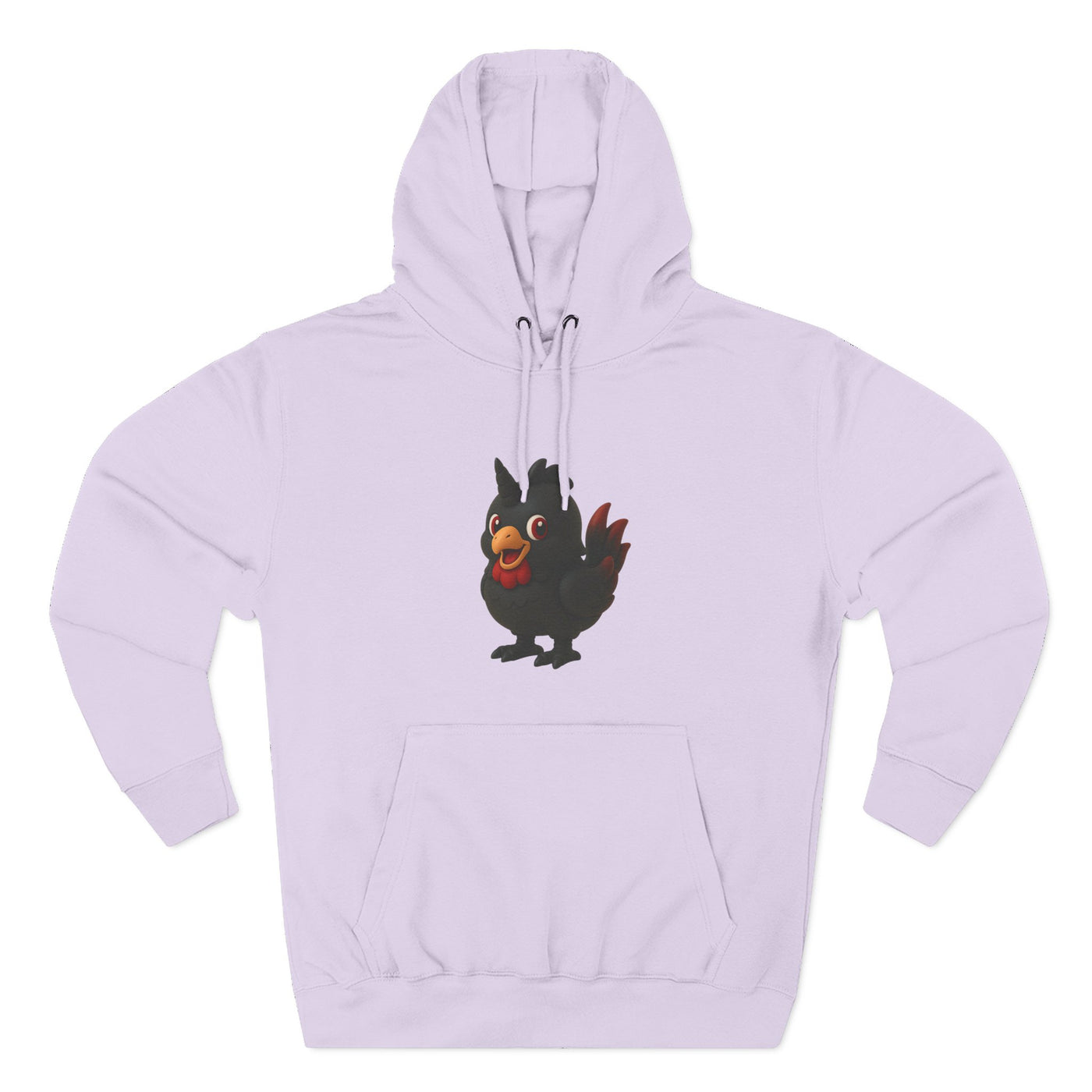 Playful Chicken Fleece Hoodie - Cozy Sweatshirt for Animal Lovers, Gift for Birthdays, Halloween, Casual Wear, Fun Style