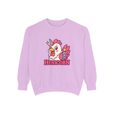 Henicorn Unisex Sweatshirt, Cute Sweater for Animal Lovers, Cozy Gift for Birthdays, Funny Chicken Apparel, Trendy Comfortable Wear
