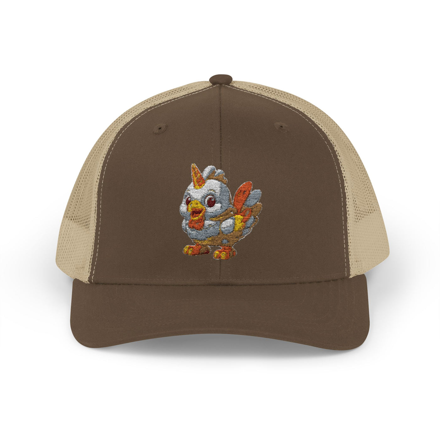 Sparkling Chicken Snapback Trucker Cap | Fun Retro Hat for Festivals, Gatherings, Gifts, Birthday Parties, Casual Wear