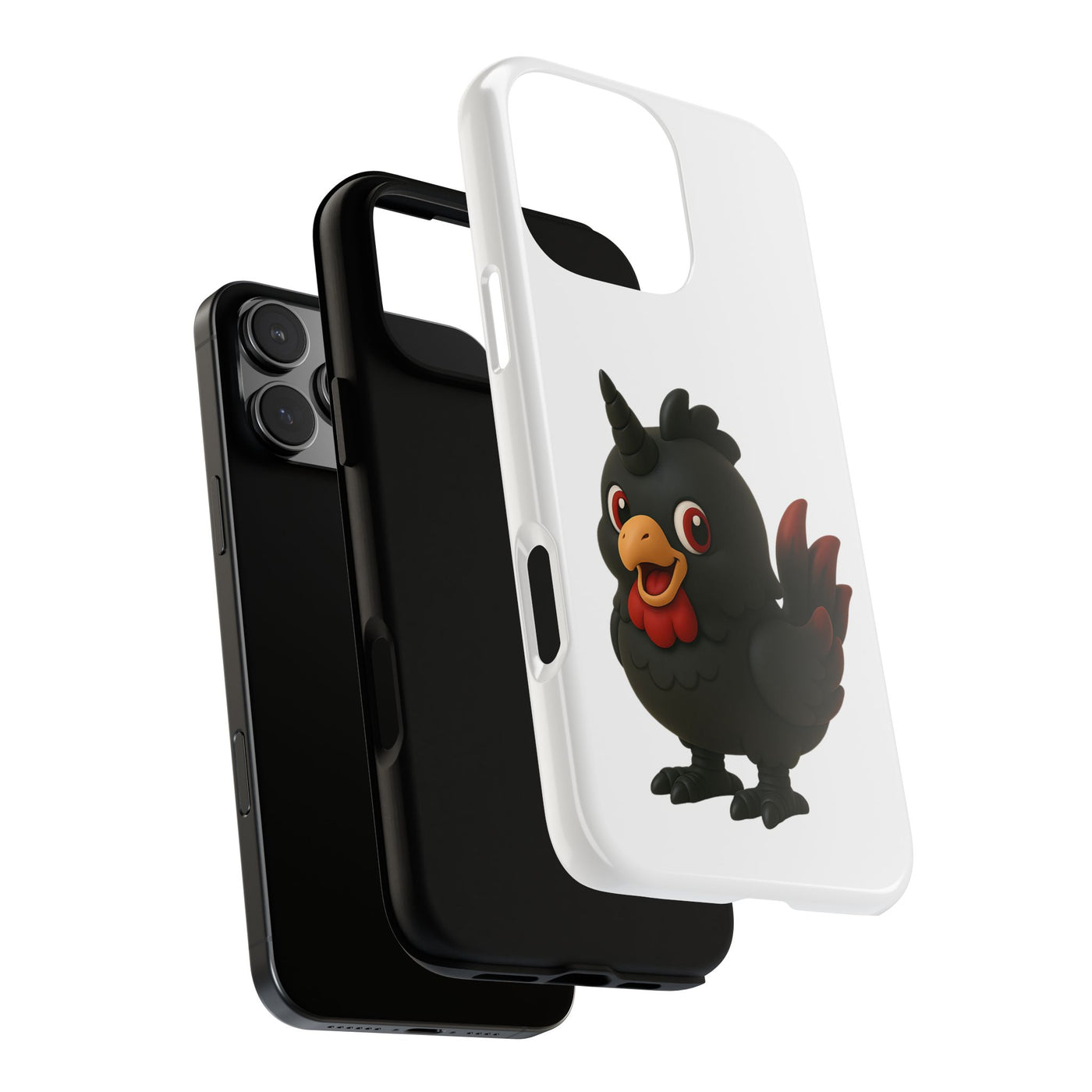 Cute Cartoon Bird Phone Case, Tough Phone Cover, Unique Gift for Bird Lovers, Fun Accessories for Kids, Christmas Present