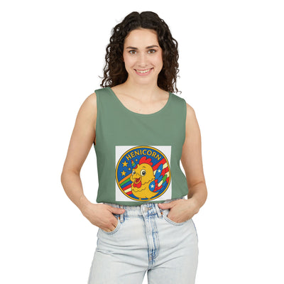 Henicorn Unisex Tank Top - Fun Graphic Tee for Summer, Gifts for Chicken Lovers, Festival Wear, Casual Wear, Unique Fashion