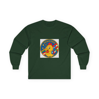 Henicorn Long Sleeve Tee, Cute Funny Tee, Gift for Chicken Lovers, Fun Casual Wear, Unisex Humor Top