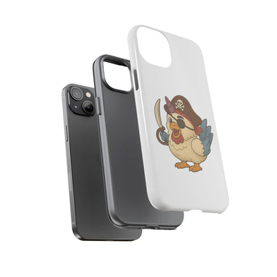 Pirate Chicken Phone Case | Fun Cartoon Cases for Kids, Unisex, Gifts for Gamers, Novelty Accessories, Adventure Theme