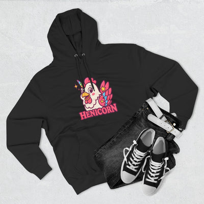 Henicorn Graphic Hoodie, Cute Fleece Sweatshirt, Unique Animal Hoodie, Gift for Animal Lovers, Cozy Graphic Apparel, Fun Unicorn Hoodie