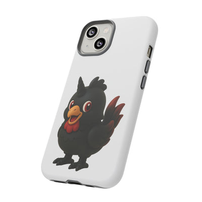 Cute Cartoon Bird Phone Case, Tough Phone Cover, Unique Gift for Bird Lovers, Fun Accessories for Kids, Christmas Present
