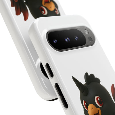 Cute Cartoon Bird Phone Case, Tough Phone Cover, Unique Gift for Bird Lovers, Fun Accessories for Kids, Christmas Present