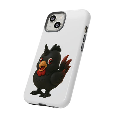 Cute Cartoon Bird Phone Case, Tough Phone Cover, Unique Gift for Bird Lovers, Fun Accessories for Kids, Christmas Present