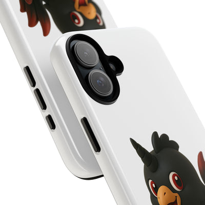 Cute Cartoon Bird Phone Case, Tough Phone Cover, Unique Gift for Bird Lovers, Fun Accessories for Kids, Christmas Present