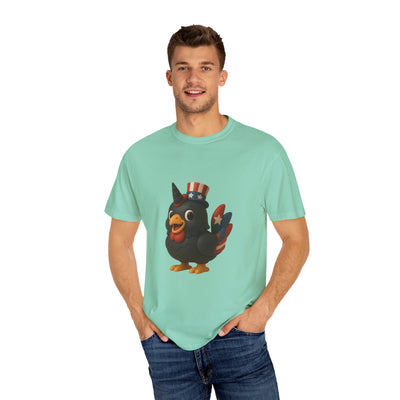 Patriotic Rooster Tee, Unisex Garment-Dyed T-shirt for 4th of July, Cute Animal Shirt, Backyard BBQ Apparel, Summer Casual Wear, [...]
