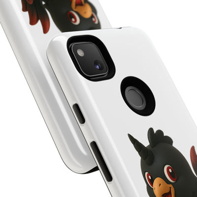 Cute Cartoon Bird Phone Case, Tough Phone Cover, Unique Gift for Bird Lovers, Fun Accessories for Kids, Christmas Present